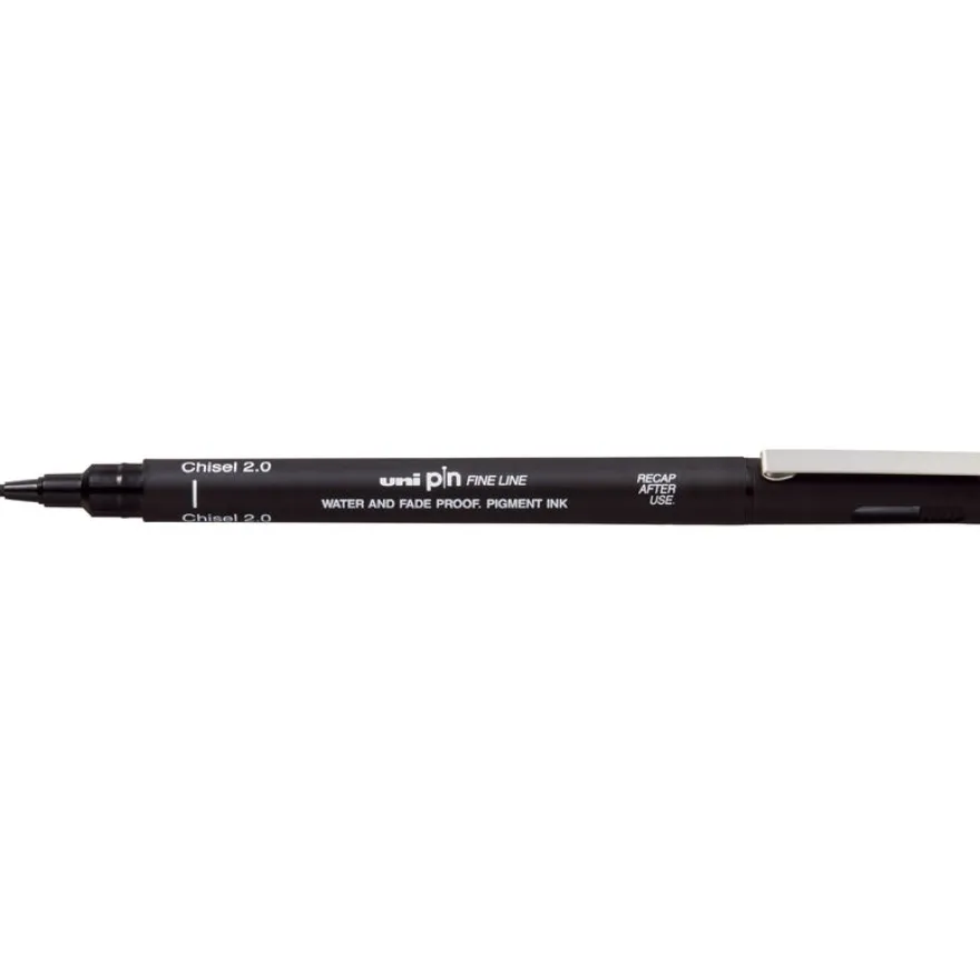 UniBall - Feutre d'écriture Pin - pointe biseautée - 2 mm
