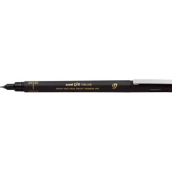 UniBall Brush – Feutre Technique Uni-Pin Noir – Pointe Pinceau Extra-Fine
