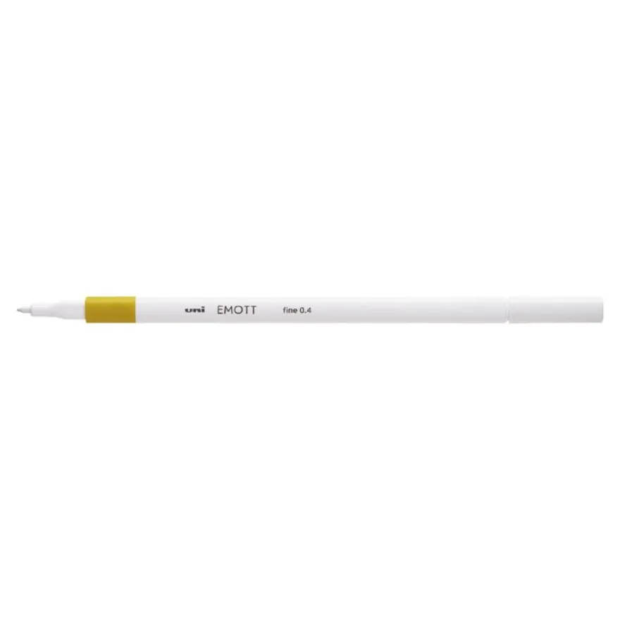 UniBall Emott EverFine - Crayon-feutre d'écriture - jaune paille