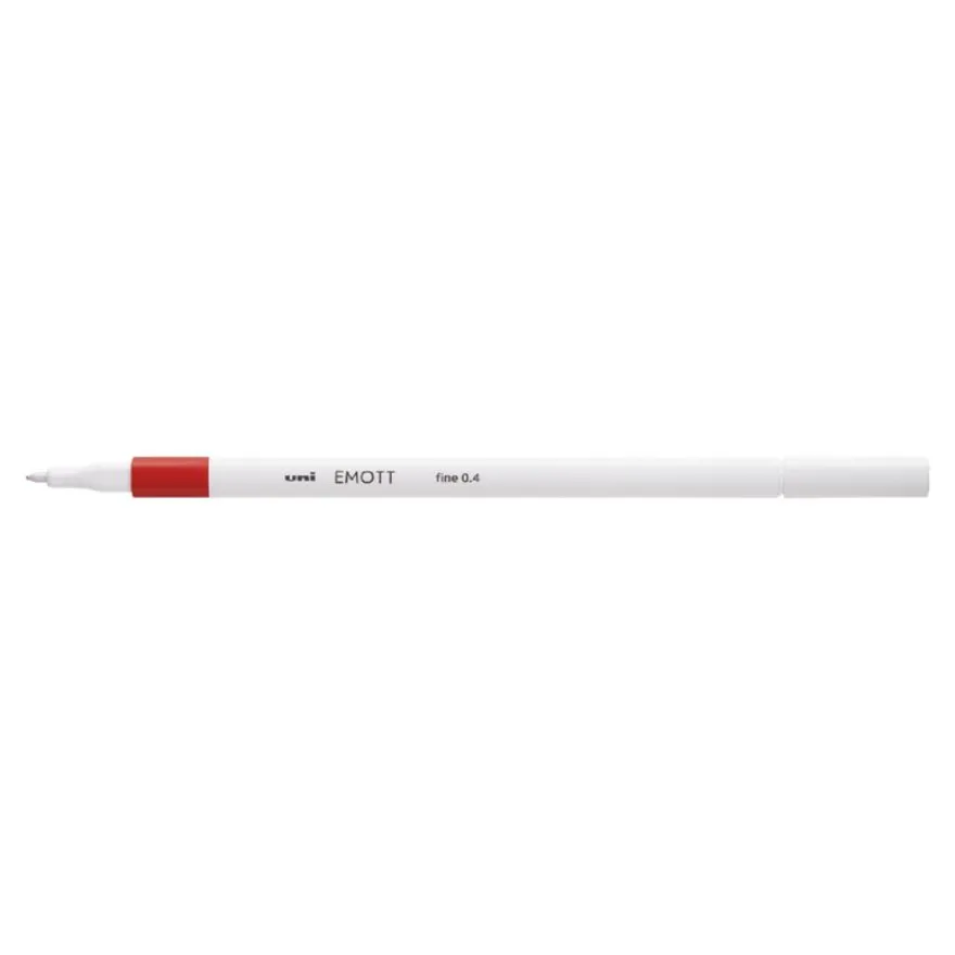UniBall Emott EverFine - Crayon-feutre d'écriture - rouge vermillon