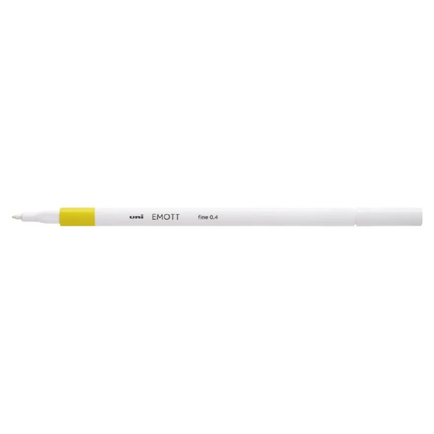 UniBall Emott EverFine - Crayon-feutre d'écriture - jaune citron