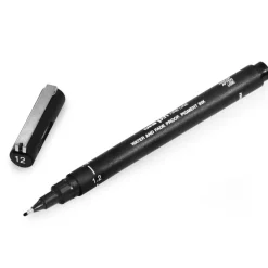 Uniball PIN - Feutre technique 1.2 mm - Pointes calibrées - noir - 12200N