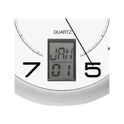 Unilux - Horloge intelligente Instinct - 30,5 cm - gris métal