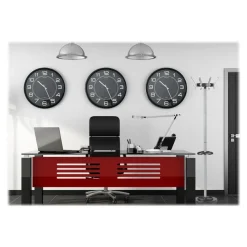 Unilux - Horloge Mega - mécanisme quartz - 57,5 cm - noir