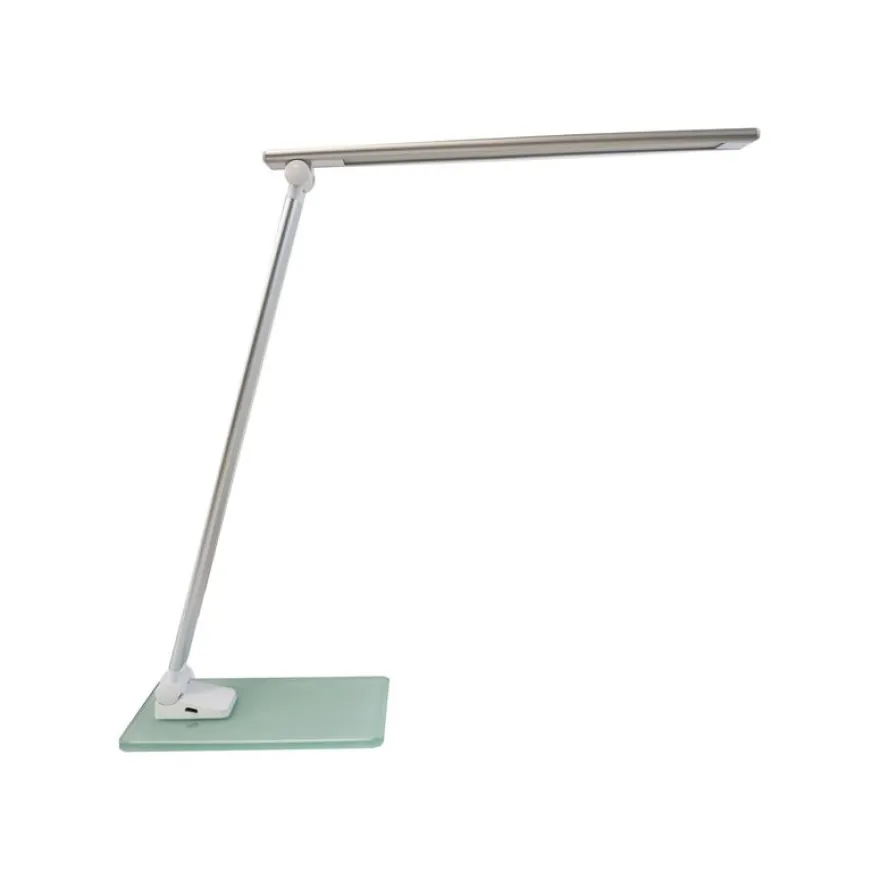 Unilux - Lampe de bureau pliable Popy - LED - socle en verre