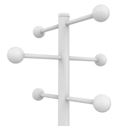 Unilux Access - Porte-manteau - 6 patères - blanc/bois