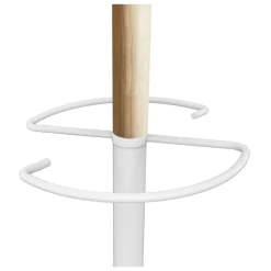 Unilux Access - Porte-manteau - 6 patères - blanc/bois