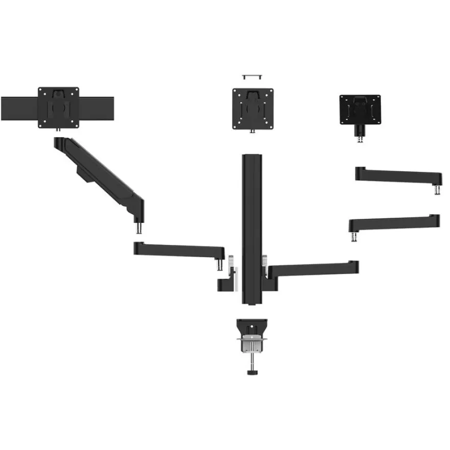 Unilux AXIO - Bras support pour double écran - noir