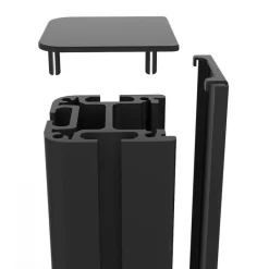 Unilux AXIO - Bras support pour double écran - noir