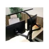 Unilux Lampe Strata + support double écran - noir