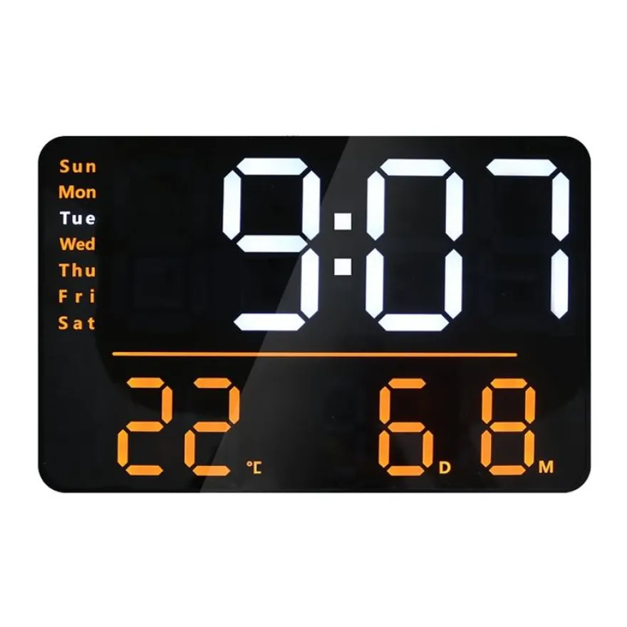 UNILUX Numi - Horloge digital à Led - noir
