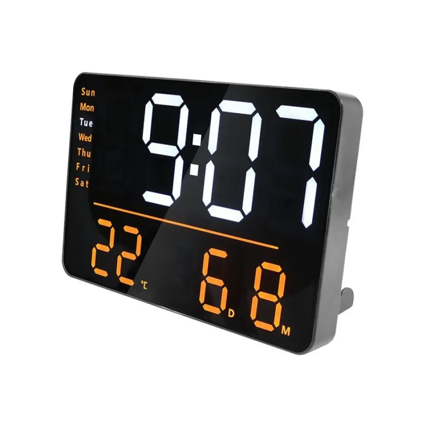 UNILUX Numi - Horloge digital à Led - noir