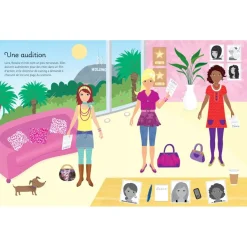 Usborne - J'habille mes amies - Les actrices - Autocollants