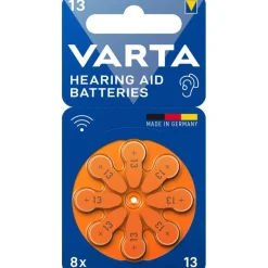 VARTA - lot de 8 piles auditives ZA10/PR70 - 310 mAh