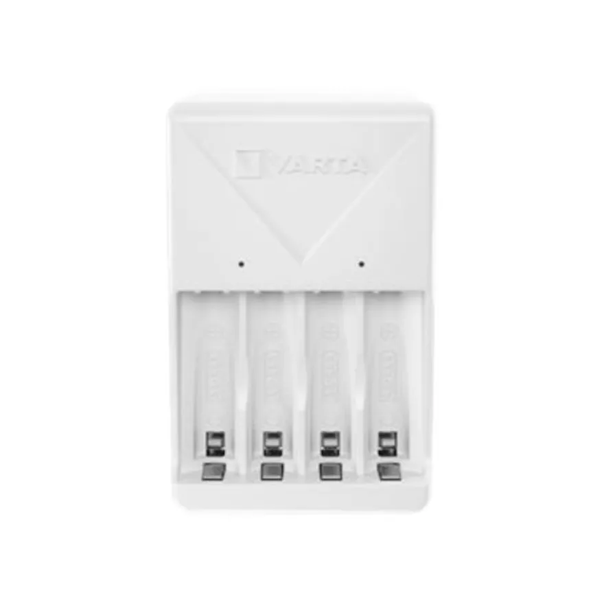 Varta Easy Charger - Chargeur de batteries pour 2 ou 4 AA/AAA + 4 piles type AA -2100 mAh