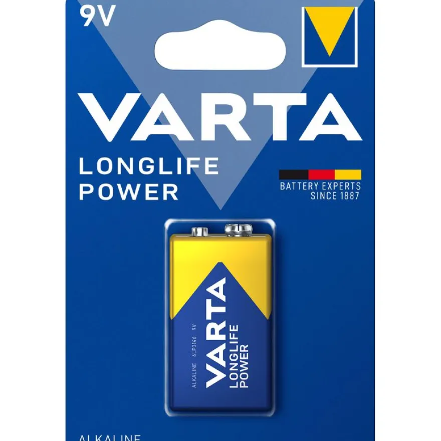 VARTA Longlife Power - 1 pile alcaline - 9V