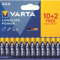 VARTA Longlife Power - 10+2 piles alcalines - AAA LR03