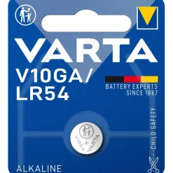 VARTA LR54/V10GA - 1 pile bouton spéciale - 1,5V