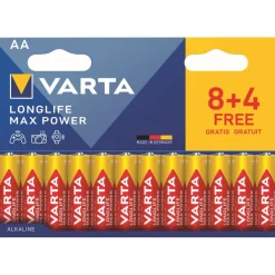 VARTA Max Tech 4706 - 8+4 piles alcalines - AA LR06