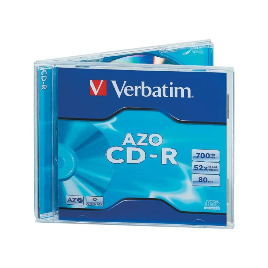 Verbatim AZO Crystal - CD-R x 10 - 700 Mo - support de stockage