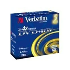 Verbatim DataLifePlus - DVD+RW x 5 - 4.7 Go - support de stockage