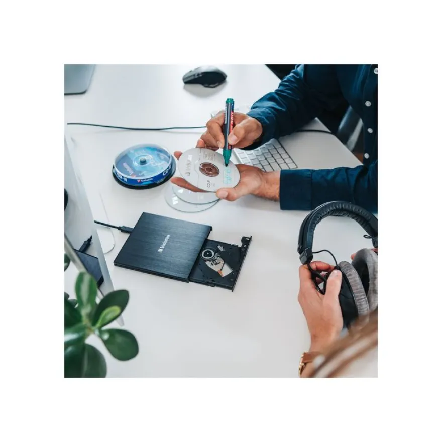 Verbatim Slimline - Lecteur de disque - BDXL Writer - 6x - SuperSpeed USB 3.0 - externe