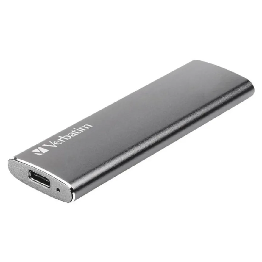 Verbatim Vx500 - Disque dur externe SSD - 480 Go - USB 3.1 Gen 2 (USB-C connecteur) - gris sidéral
