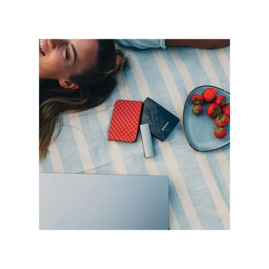 Verbatim Vx500 - Disque dur externe SSD - 1 To - USB 3.2 Gen 2 (USB-C connecteur) - gris sidéral