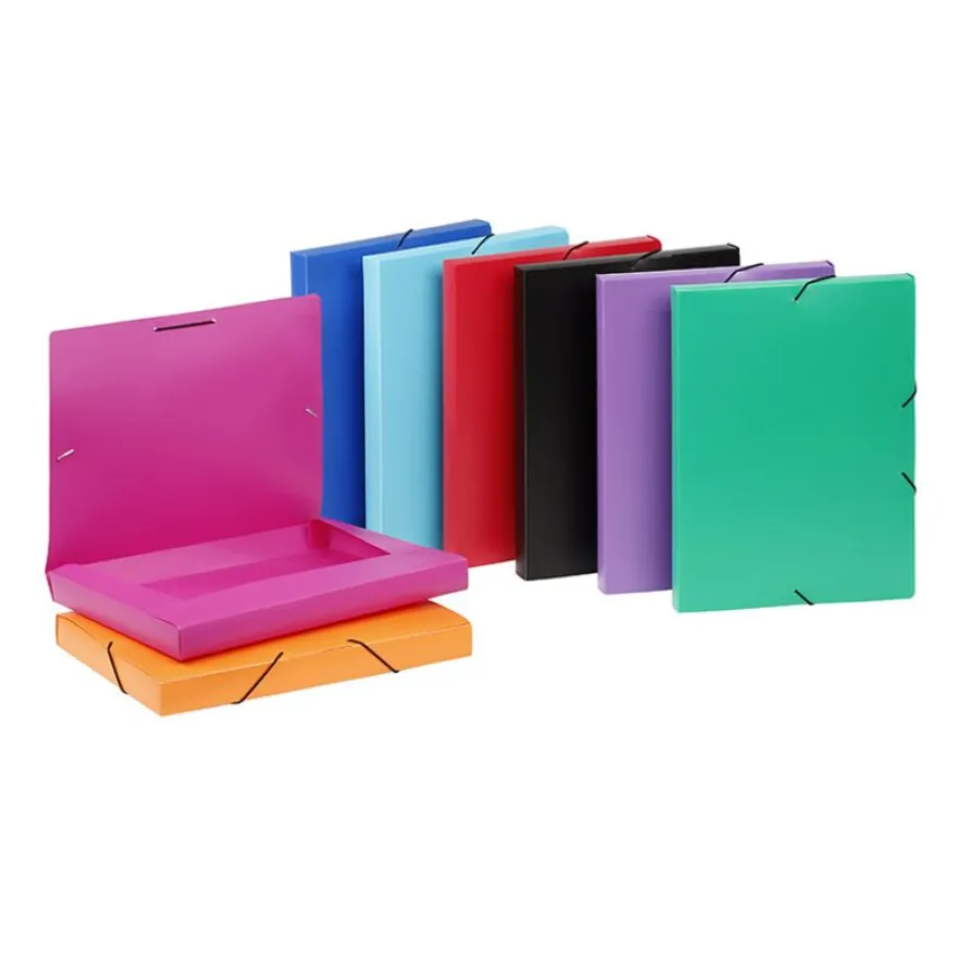 Viquel - Boîte de classement plastique - dos 30 mm - disponible dans différentes couleurs