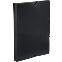 Viquel - Boîte de classement plastique - dos 30 mm - noir