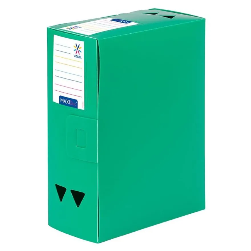 Viquel - Boîte de classement plastique - dos 120 mm - disponible dans différentes couleurs