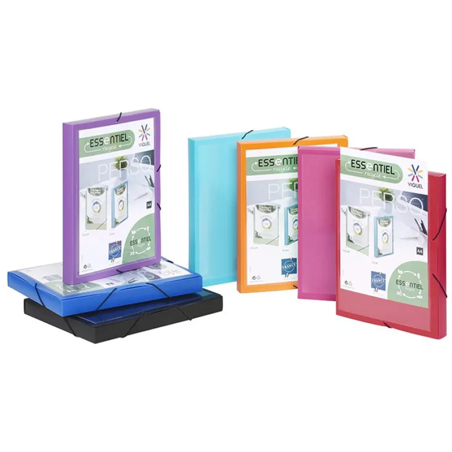 Viquel - Boîte de classement personnalisable - dos 30 mm - disponible dans différentes couleurs