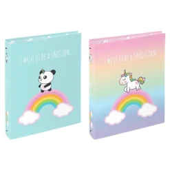Viquel - classeur à anneaux - A4 - pour 250 feuilles - licorne