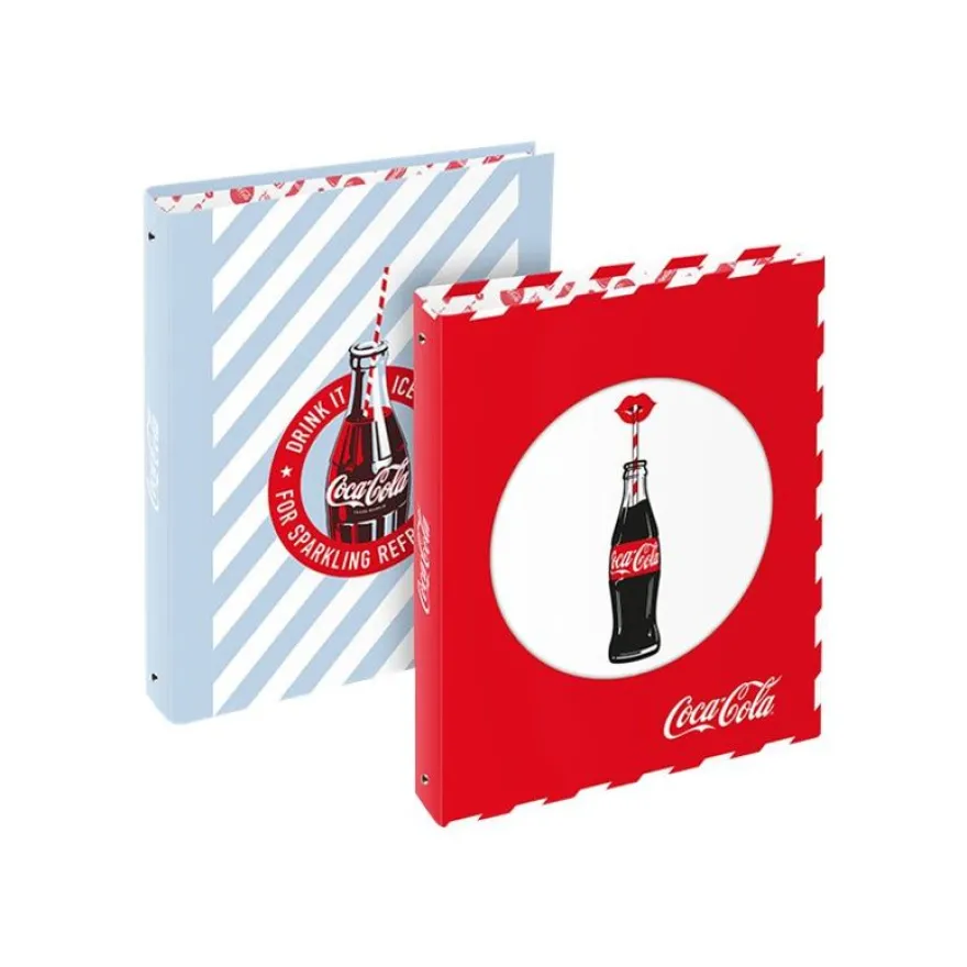 Viquel - classeur à anneaux personnalisable - A4 - pour 250 feuilles - Coca-Cola