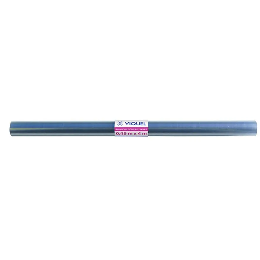 Viquel - Couverture de livre - Rouleau de 45 cm x 4 m - cristal lisse