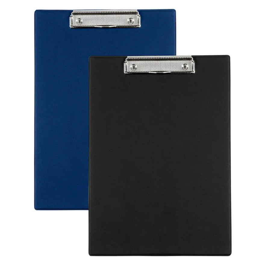 Viquel - Porte bloc à pince - A4 - disponible en noir ou en bleu