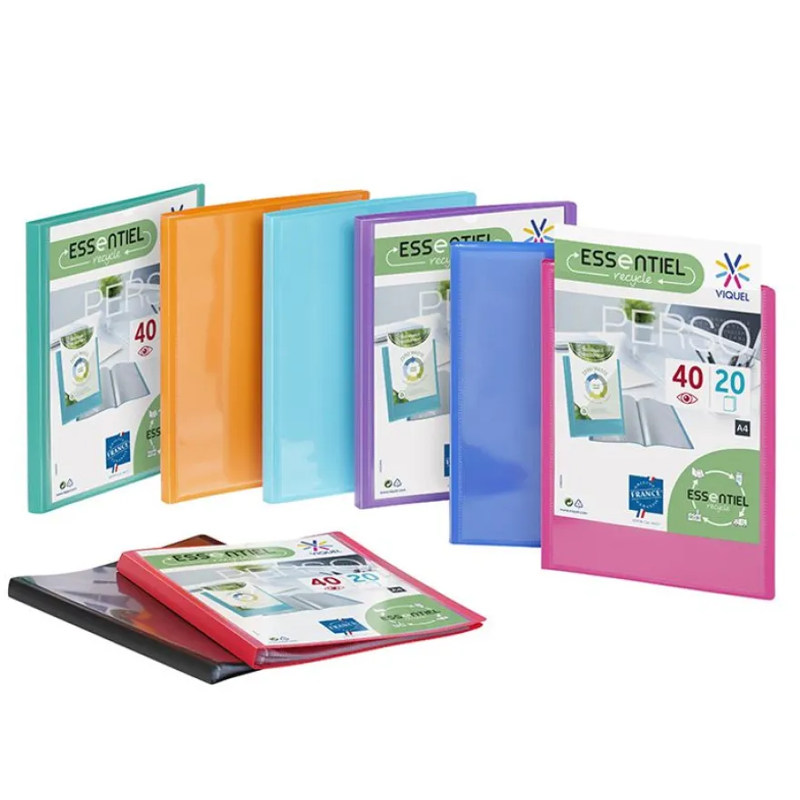 Viquel - Porte vues personnalisable - 40 vues - A4 - disponible dans différentes couleurs
