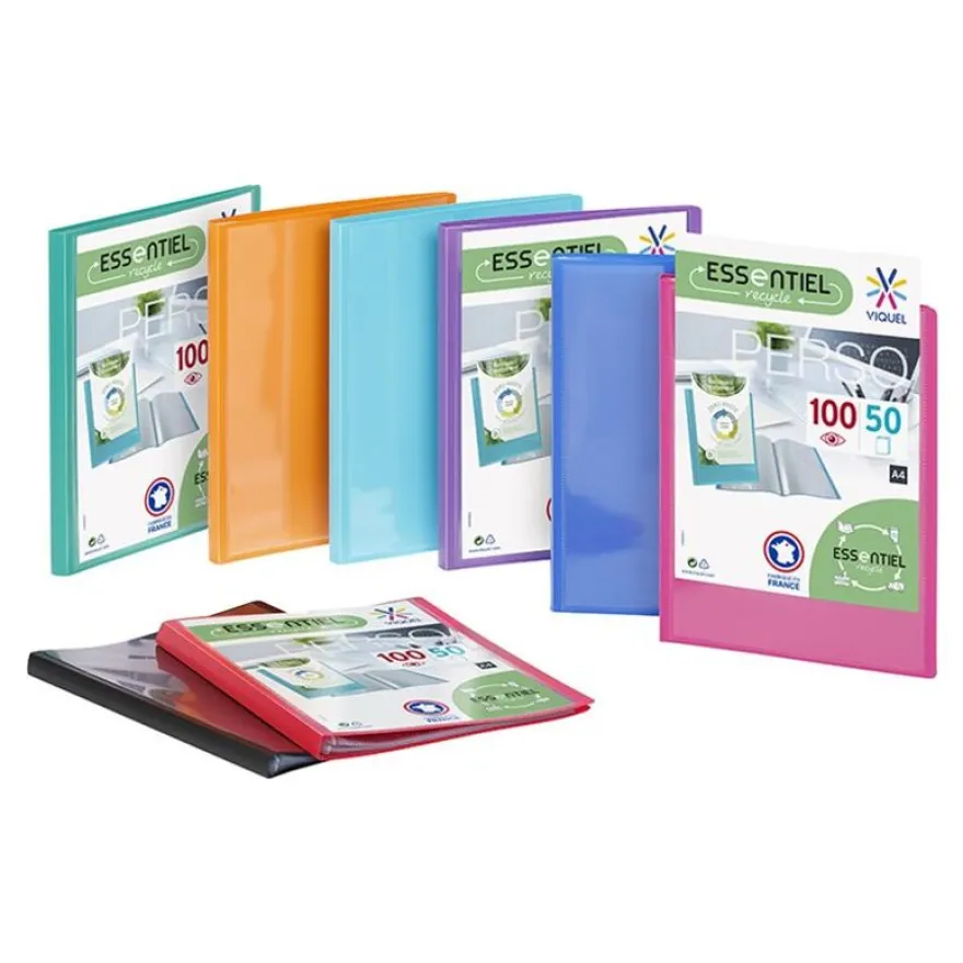 Viquel - Porte vues personnalisable - 200 vues - A4 - disponible dans différentes couleurs