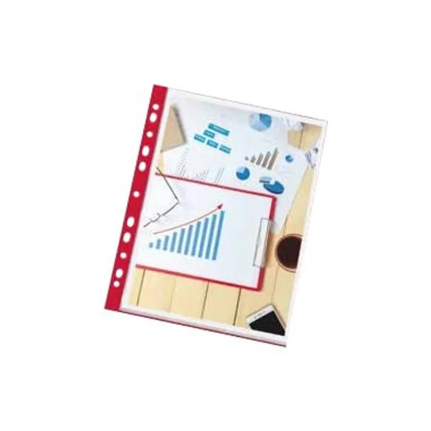 Viquel - Porte vues reliure mobile - 40 vues - A4 - rouge