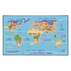 Viquel - Sous-main Educatif Système solaire et Biodiversité - 59,5 x 36,2 cm - 2 modèles disponibles