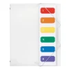 Viquel - Trieur polypro 6 compartiments - A4 - incolore