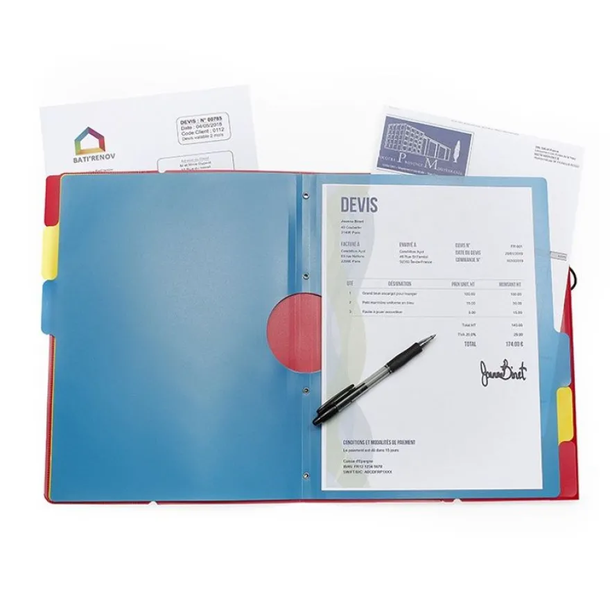 Viquel - Trieur polypro 6 positions - disponible dans différentes couleurs