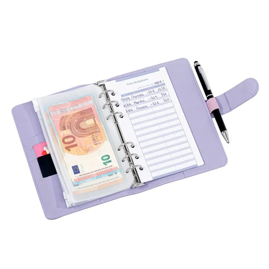 Viquel Budget Planner - Planificateur de budget A5 - assortis - polyuréthane
