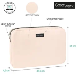 Viquel Casawork - Housse pour ordinateur portable 15″ - Gomme Nude