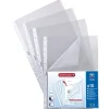 Viquel Geode - 10 Pochettes perforées - ouverture en coin - A4 - cristal