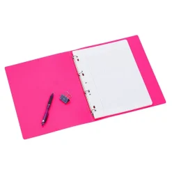 Viquel Happy Fluo - Classeur 4 anneaux - Dos 25 mm - A4 - disponible dans différentes couleurs