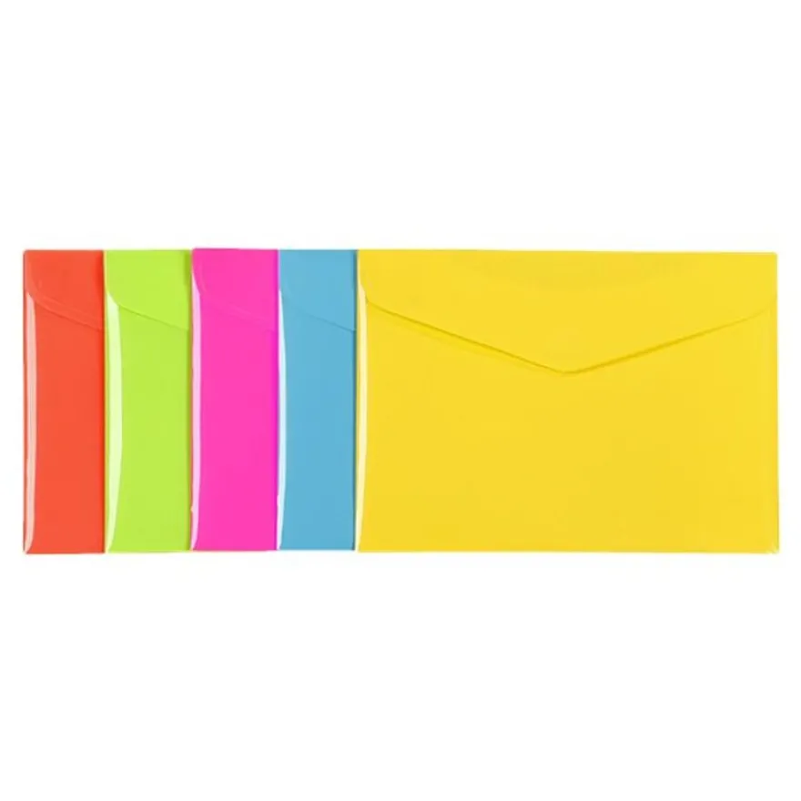 Viquel Happy Fluo - Enveloppe 25 x 18 cm - disponible dans différentes couleurs