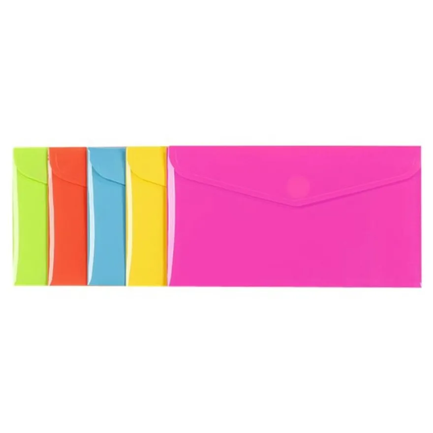 Viquel Happy Fluo - Enveloppe 22 x 12,5 cm - disponible dans différentes couleurs