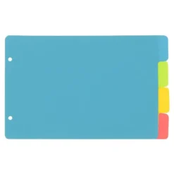 Viquel Happy Fluo - Intercalaire 4 positions - pour fiches Bristol 14,5 x 22,5 cm