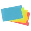 Viquel Happy Fluo - Intercalaire 4 positions - pour fiches Bristol 14,5 x 22,5 cm